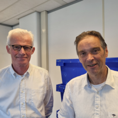 Bestuursvoorzitter Kees Boele en rector Klaas Spronk